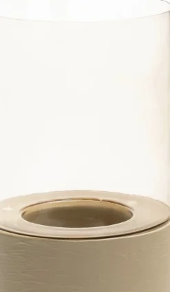 Reza windlicht H74cm - Taupe