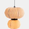Rikke hanglamp 2*E27 D60cm - Beige