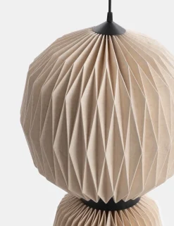 Rikke hanglamp 2*E27 D40cm - Beige