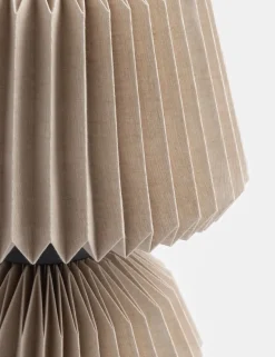 Rikke tafellamp 1*E27 H33cm - Beige