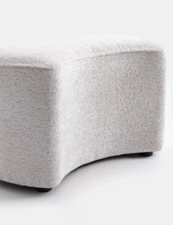 Roan poef H43-49cm - Creme