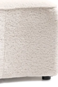 Roan poef maan H44cm - Creme