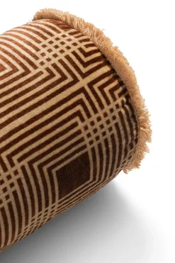 Robbie bolster kussen 45x18cm - Bruin