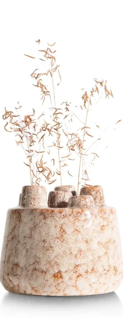 Safia vaas H15cm - Beige