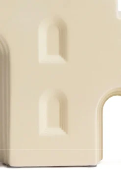 Skala kandelaar H17.6cm - Cremekleurig