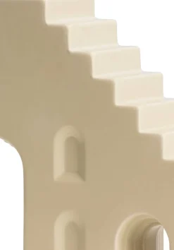 Skala kandelaar H17.6cm - Cremekleurig