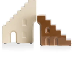 Skala kandelaar H17.6cm - Cremekleurig