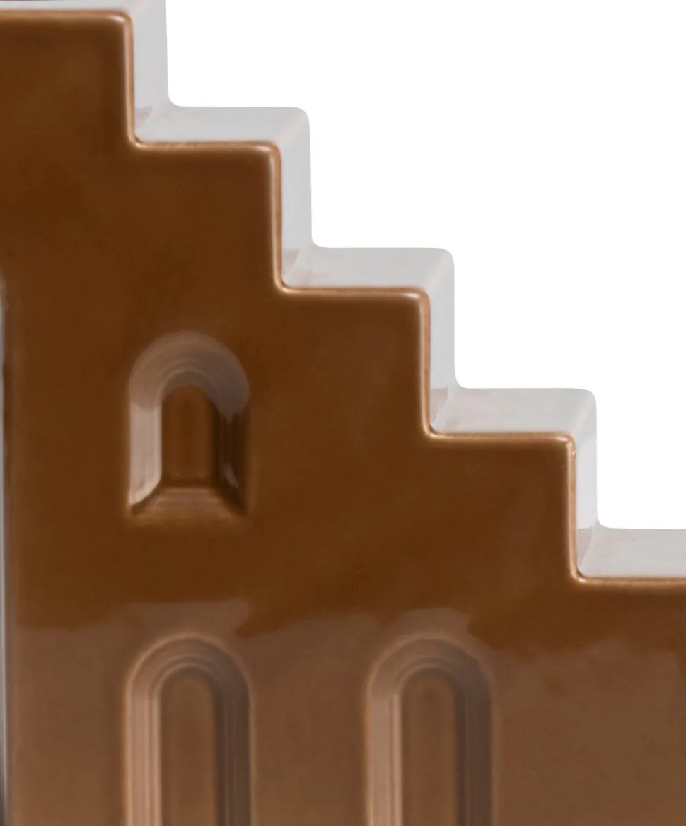 Skira kandelaar H11.8cm - Bruin