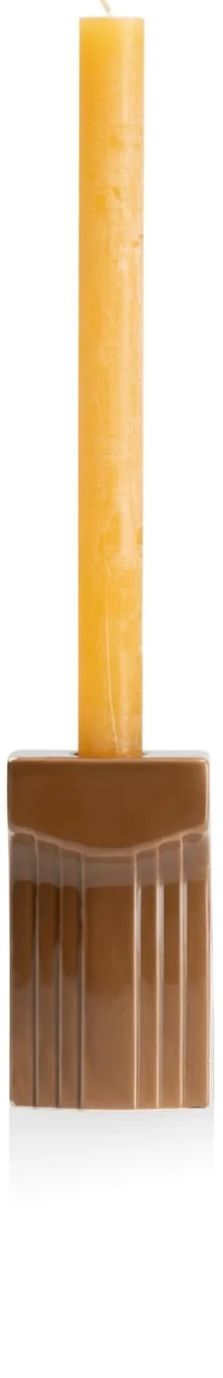 Skira kandelaar H11.8cm - Bruin