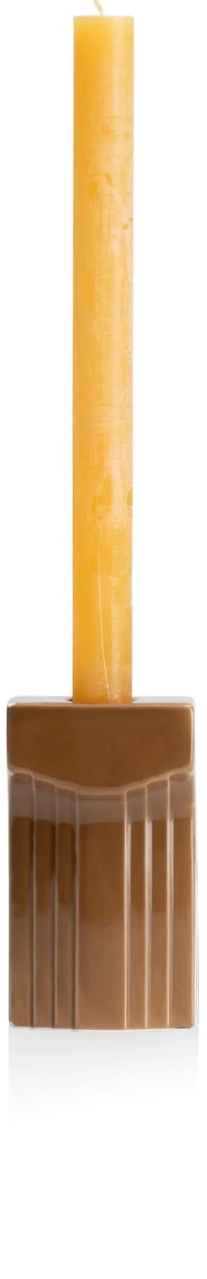 Skira kandelaar H11.8cm - Bruin
