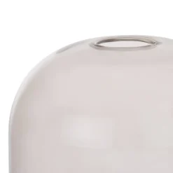 Skylar glazen bol D16cm - Zwart / antraciet