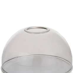 Skylar glazen bol D15cm - Zwart / antraciet