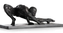 Stretching beeld H19cm - Zwart