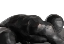 Stretching beeld H19cm - Zwart