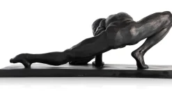 Stretching beeld H19cm - Zwart