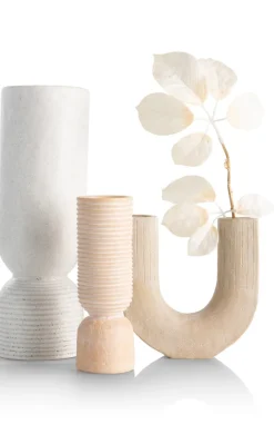 Suze vaas H16cm - Beige