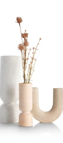 Suze vaas H16cm - Beige