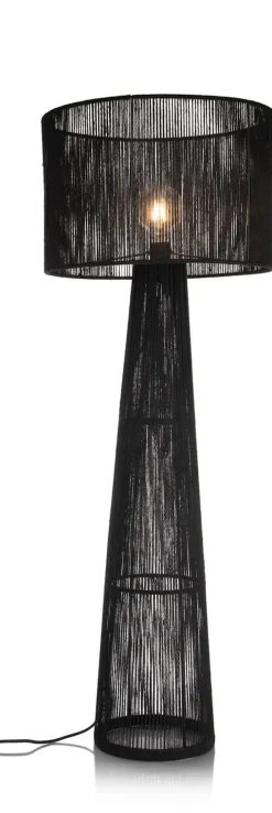 Tali vloerlamp 1*E27 H120cm - zwart