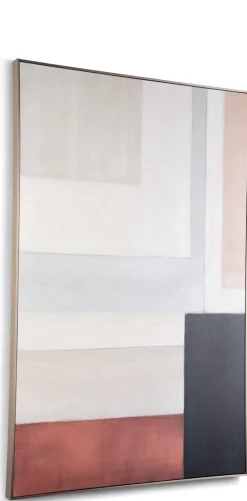 Tijn schilderij 90x140cm - Multikleur