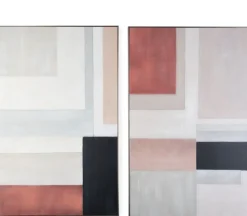 Tijn schilderij 90x140cm - Multikleur