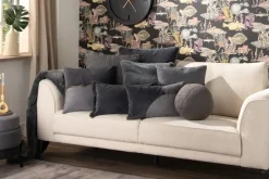 Timeless - Scarlett kussen 30x50cm - Antraciet