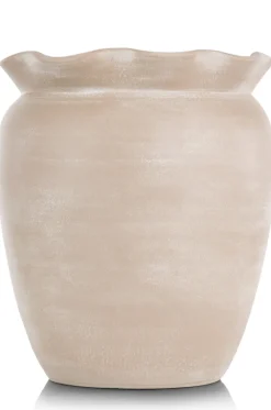 Wave pot H40cm - Beige