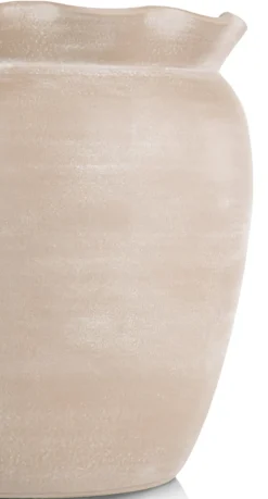 Wave pot H40cm - Beige