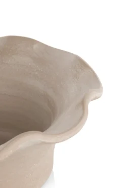 Wave schaal D25cm - Beige