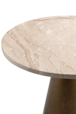 Zita bijzettafel H43cm - Cremekleurig