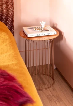 Zora bijzettafel H51,5cm - Oranje